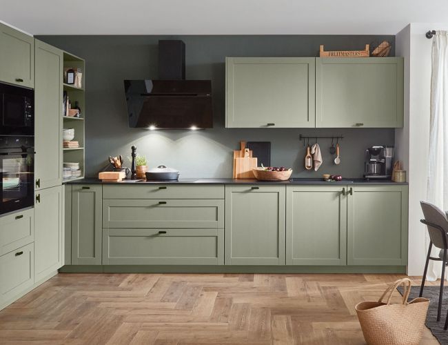 Küche in moderner Rahmenoptik